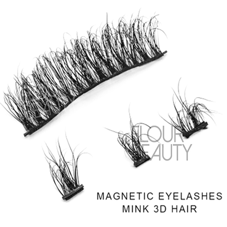 100% mink 3D magnetic false eyelashes factory direct supplies EA36